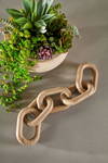 Cinq Wood Link, Decor by Essentials for Living, 20" width x 3.75" height x 1" depth thumbnail 5