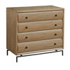 Millard Curved 4 Drawer Chest, Cabinets & Chest by Uttermost, 36" width x 34.25" height x 17" depth thumbnail 4