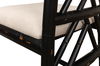 Brighton Bamboo Side Chair,Black, Dining Chair by Sarreid, 17" length x 22" width x 39" height thumbnail 8