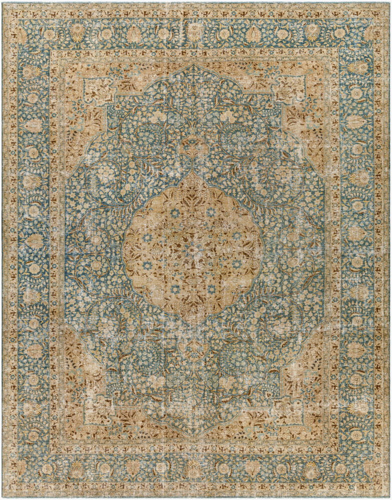 Antique One of a Kind Handmade Rug, by Surya, 13'4" length x 10'6" width