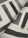Painterly Labyrinth Charcoal Wallpaper thumbnail 2