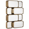 Canute Modern Gold Mirror, by Uttermost, 1'11.75" width x 2'8" height x 4" depth thumbnail 4