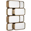 Canute Modern Gold Mirror, by Uttermost, 23.75" width x 32" height x 4" depth thumbnail 4
