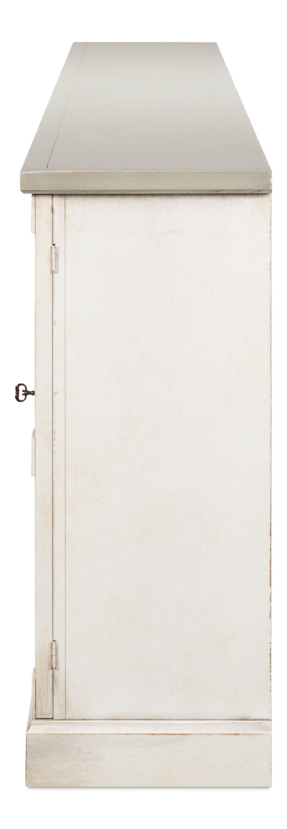 Luciana 6 Wood Dr Buffet,112',Wh/Wh,G.Qz, Cabinets & Sideboard by Sarreid, 112" length x 15" width x 38" height View 4