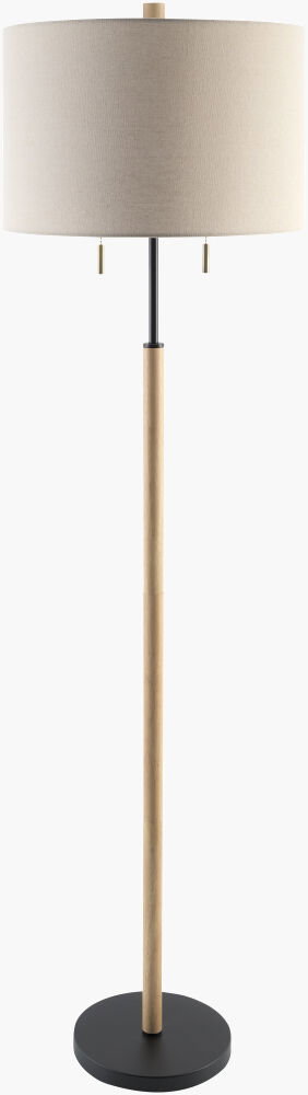 Dame Accent Floor Lamp, by Surya, 16" width x 62" height