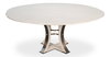 Tower Jupe Dining Table Med Working Wht, by Sarreid, 4'7" length x 4'7" width x 2'6" height thumbnail 11