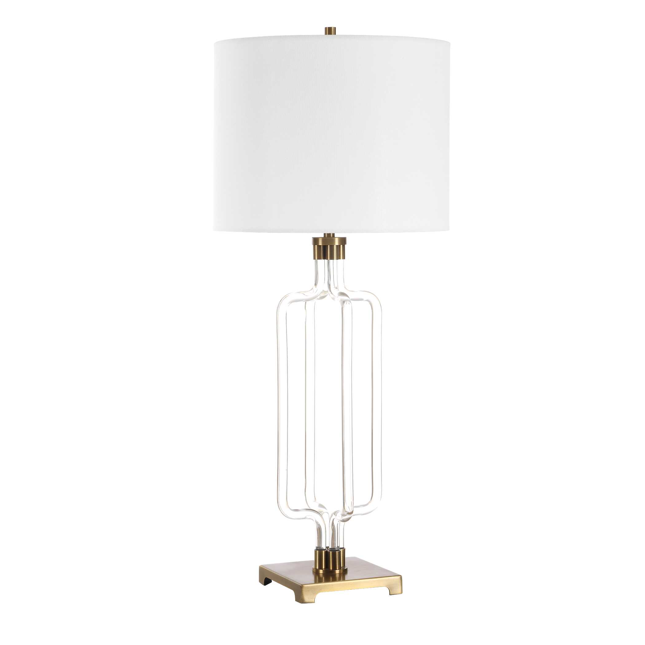 Outline Cordless LED Table Lamp, by Uttermost, 16" width x 30.75" height x 16" depth View 5