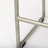 Givens 14.0L x 15.8W x 25.8H Brown Wood with Silver Metal Frame Counterstool thumbnail 9