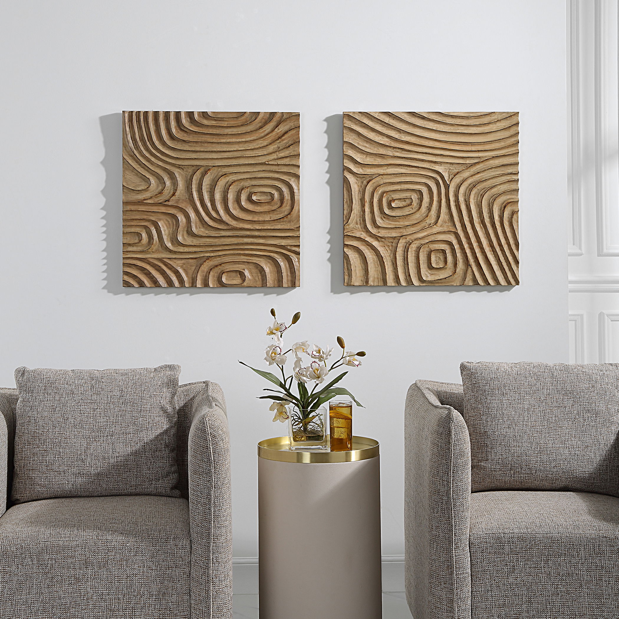 Channels Wood Wall Decor large image 