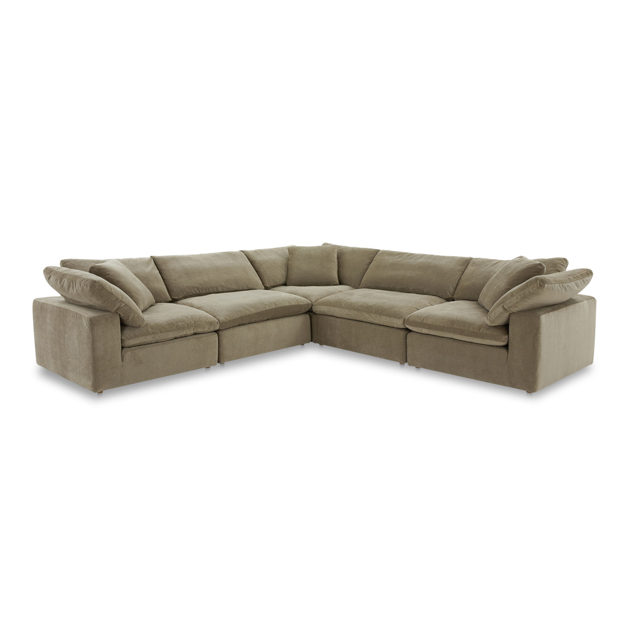 Terra Classic L-shaped Modular Sectional Desert Sage large image 