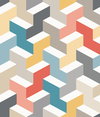 3D Steps Peel & Stick Wallpaper, by York Wall, 16'6" length x 1'8.5" width x 0.02" depth thumbnail