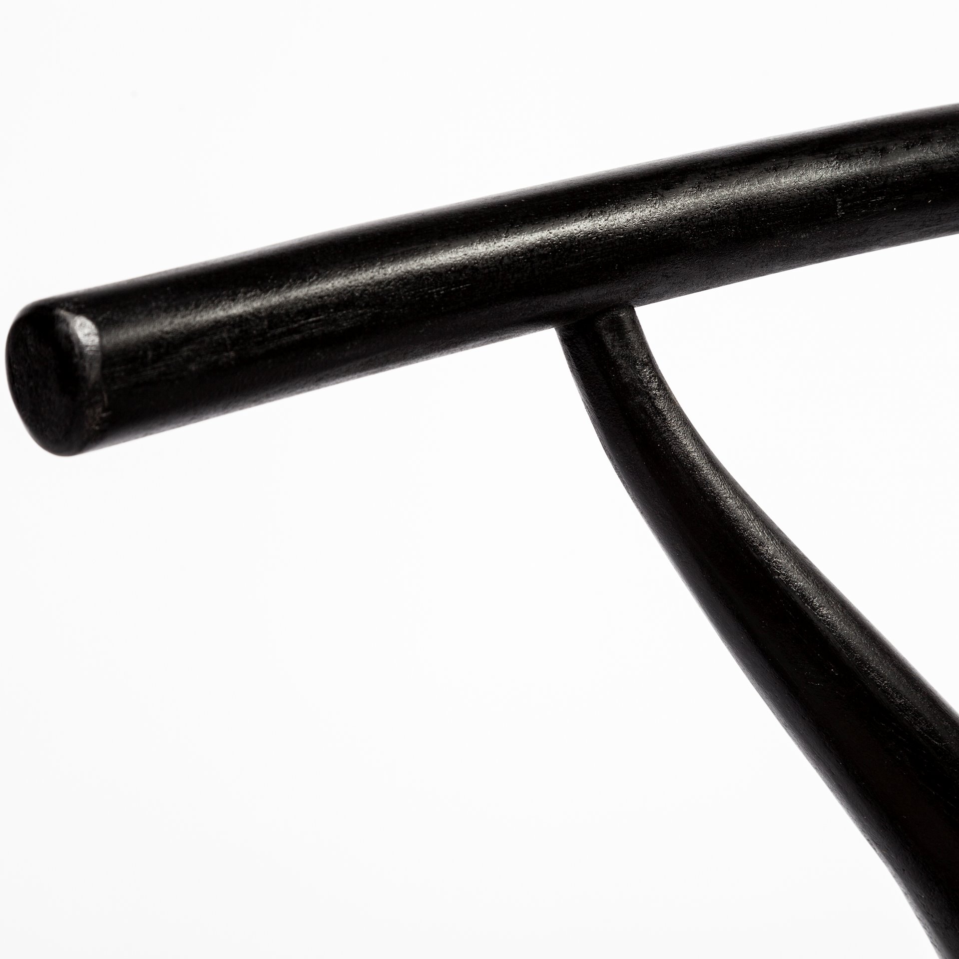 Trixie I  Black Wooden Base with Dark Taupe Fabric Seat Dining Chair, by Mercana, 20" length x 24" width x 31.25" height View 10