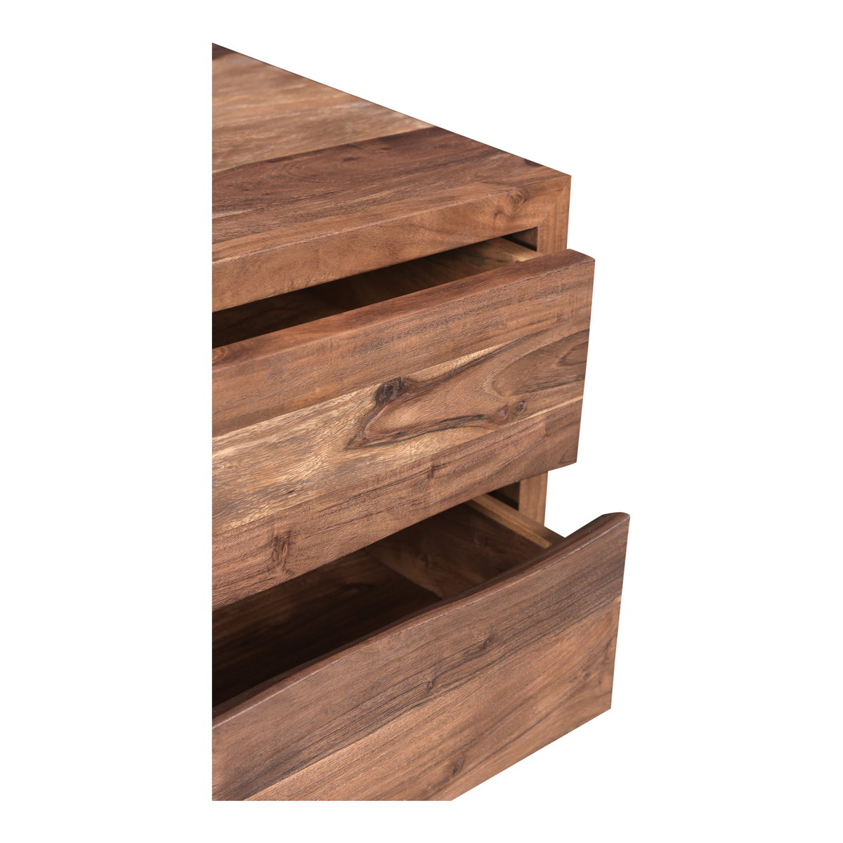 Bent Nightstand Brown, by Moe's Home, 26" width x 22" height x 18" depth View 5