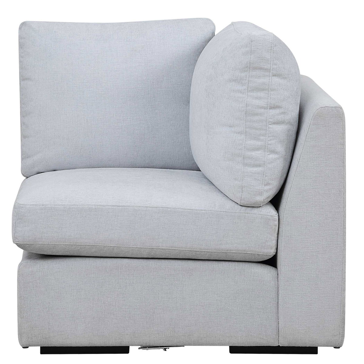 Refuge Cloud Blue Corner Sofa, Furniture by Uttermost, 37.5" width x 30" height x 37.5" depth View 4