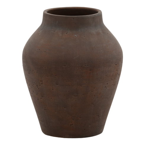 Faustus Vase Brown Medium