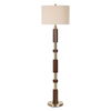 Stacked Wooden Floor Lamp, by Uttermost, 18" width x 62.5" height x 18" depth thumbnail 1