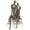 Courtship Antique Nickel Figurine thumbnail 5