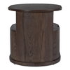 Tommy Nightstand Dark Brown, by Moe's Home, 26" width x 20.5" height x 20" depth thumbnail 3