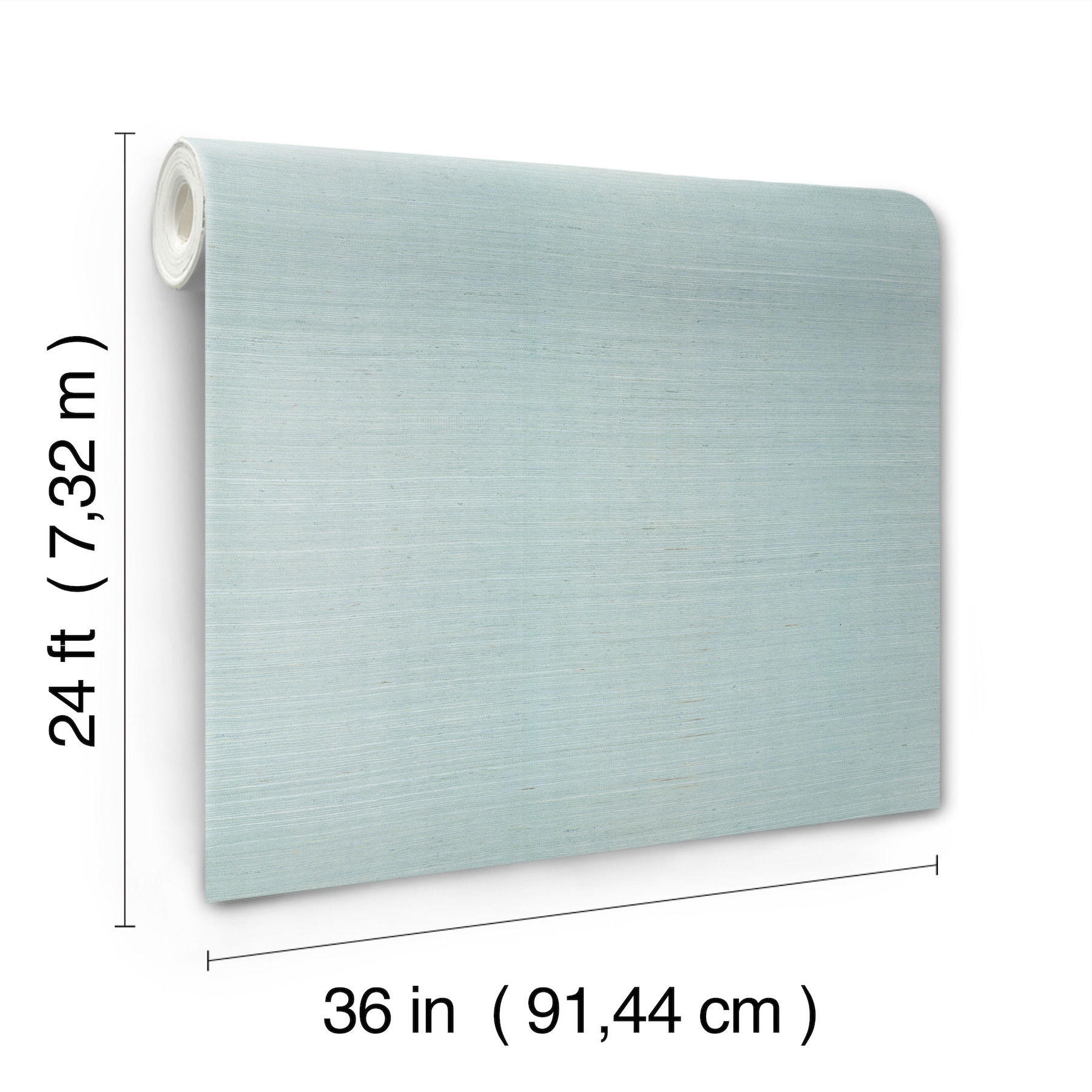 Maguey Sisal Celadon Wallpaper large image 