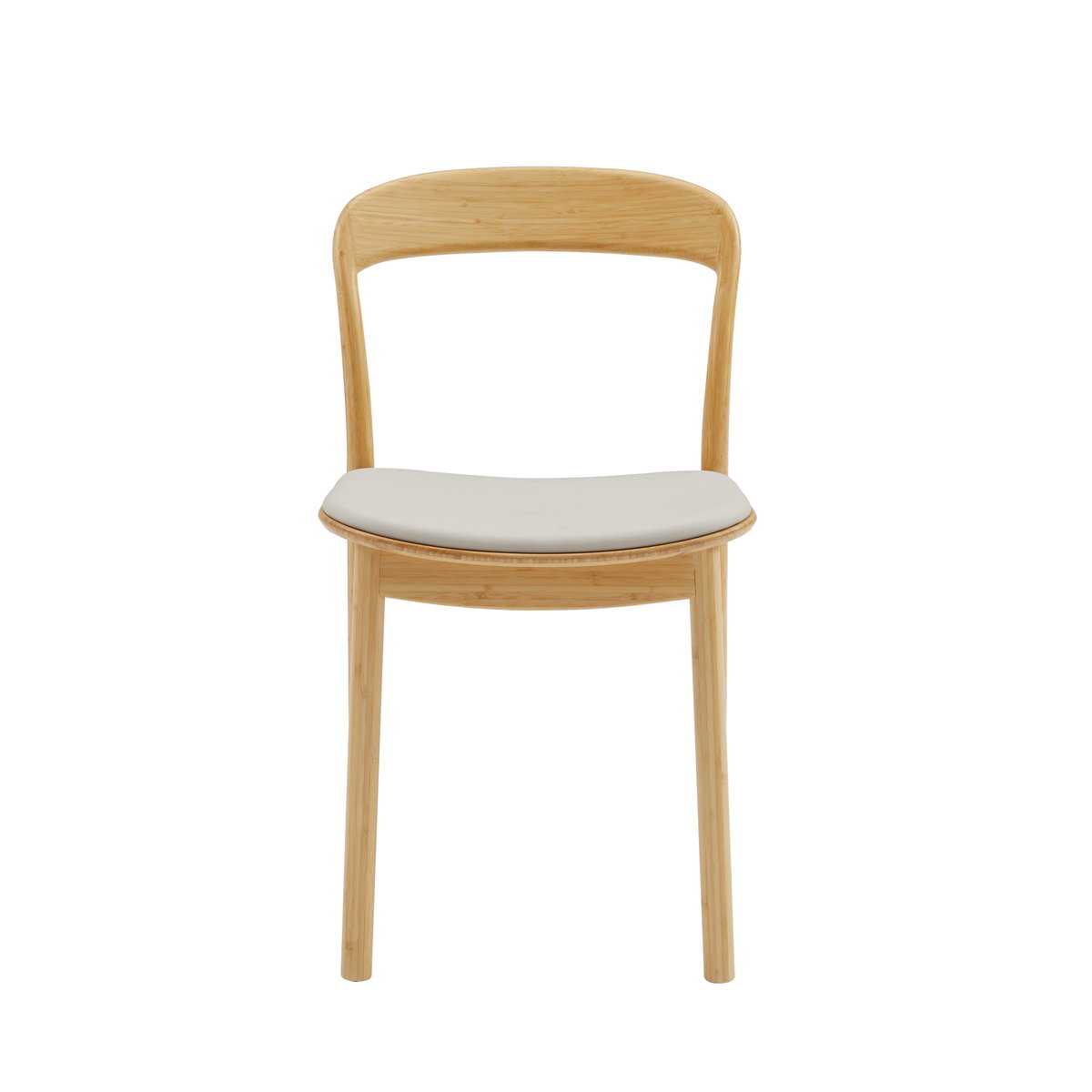 Hanna Dining Chair Leather Seat, Wheat (Set of 2), by Greenington, 18" length x 21.5" width x 30.75" height View 4