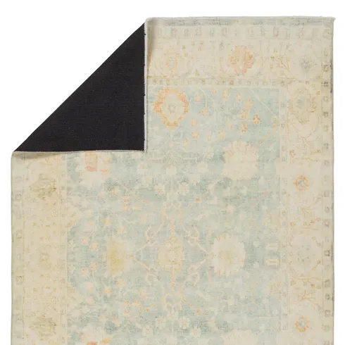 Jaipur Living Patra ALP05 Handknotted Solid Cream and Taupe Area Rug (5