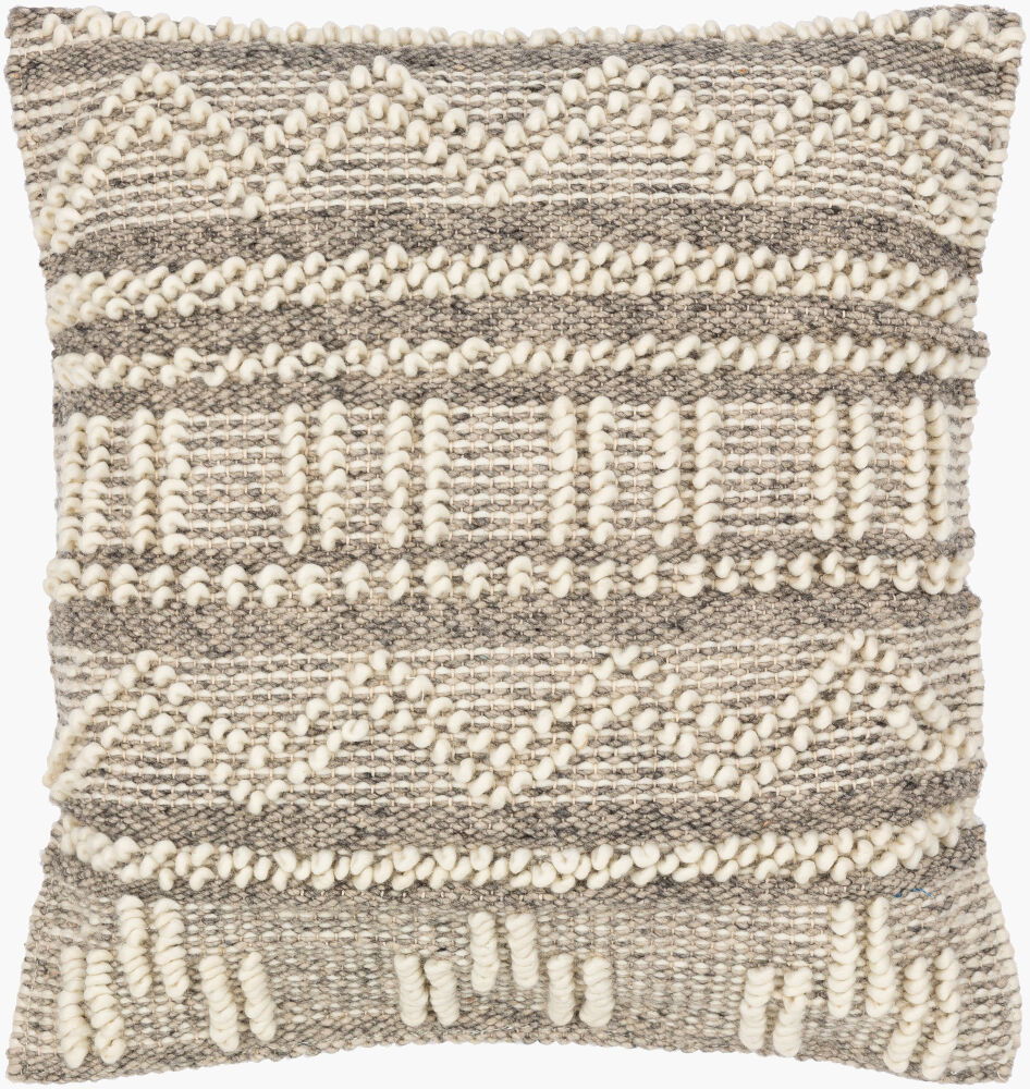 Faroe Lumbar Pillow Poly, Decorative Pillow by Surya, 14" length x 22" width