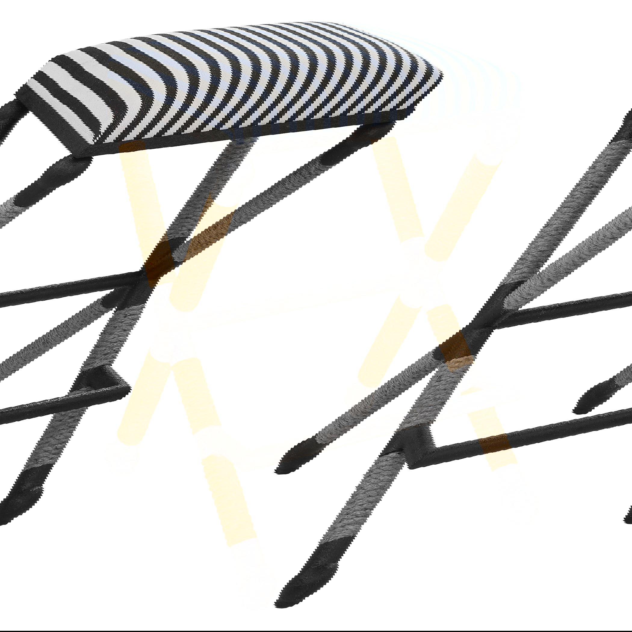 Braddock Backless Counter Stool, Furniture by Uttermost, 18.75" width x 27.62" height x 18.75" depth View 1