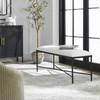 Avenham Black Framed Bench, Benche by Uttermost, 50.5" width x 20.25" height x 16.25" depth thumbnail 2