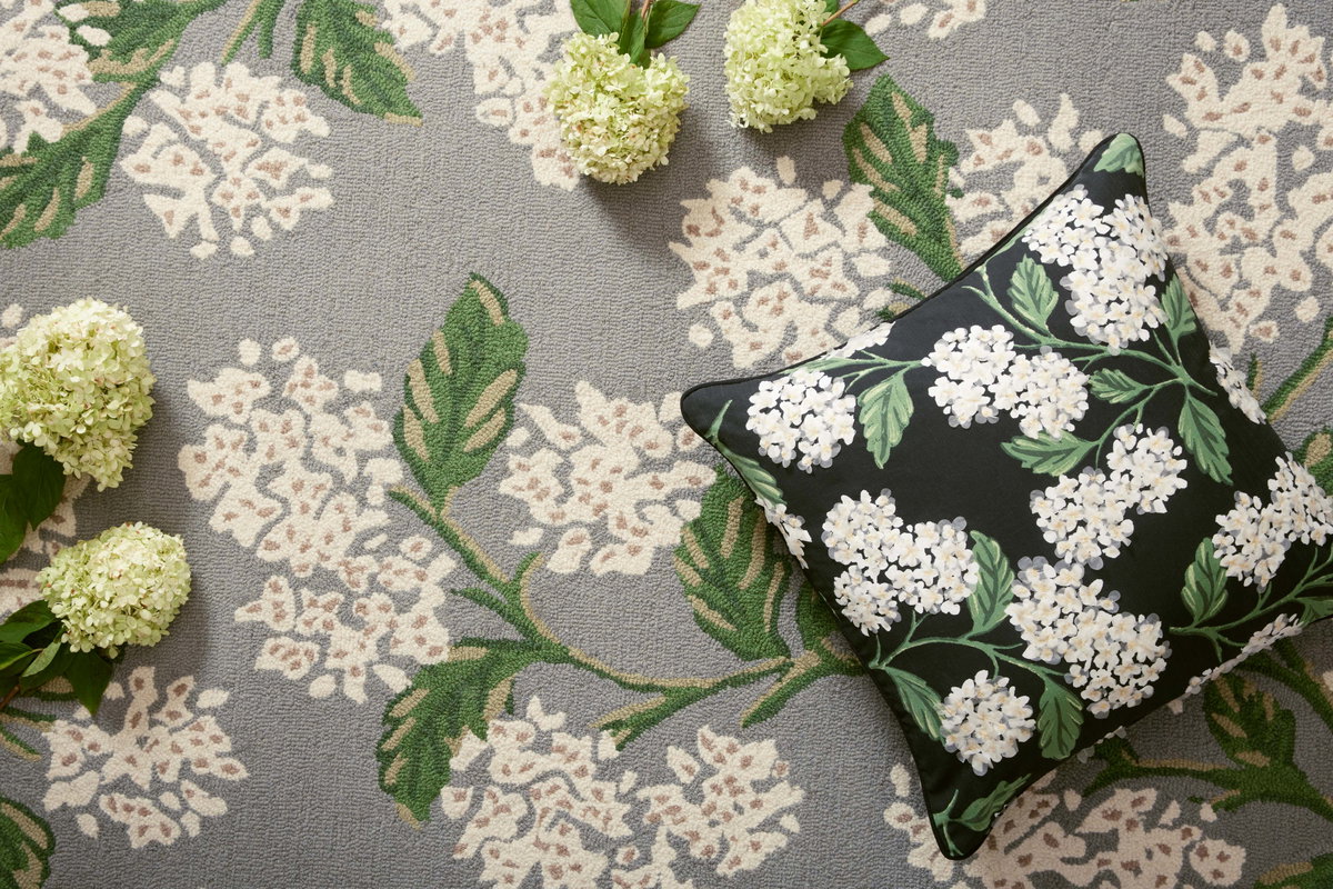 Rifle Paper Co. x Loloi Joie Rug, 2'6" length x 7'6" width View 2