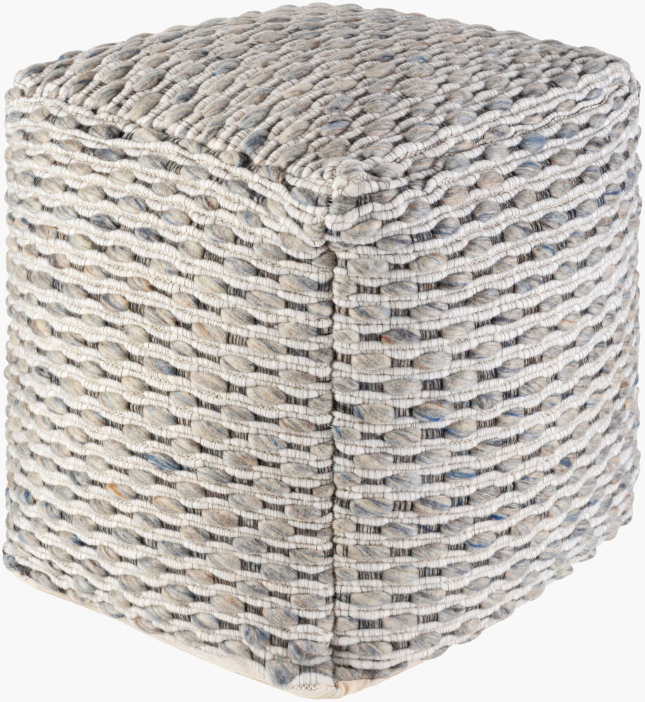 Lanier Pouf, Ottoman by Surya, 18" width x 18" height