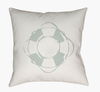 Nautical Accent Pillow, Decorative Pillow by Surya, 18" length x 18" width thumbnail