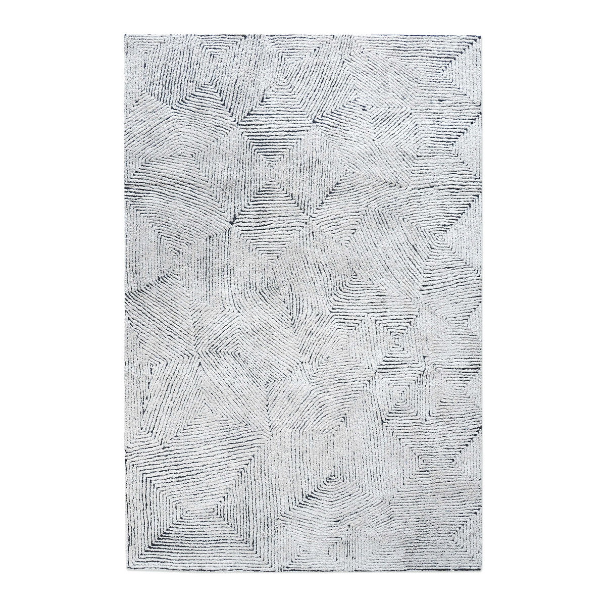 Maze Blue 8 X 10 Rug, by Uttermost, 8' width x 10' height x 0.37" depth View 3