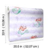 Disney the Little Mermaid Swim Purple Wallpaper thumbnail 4