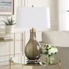 Shyla Dark Glass Table Lamp thumbnail 3