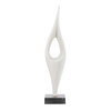 Fluid Drop White Stone Sculpture, Figurines & Statue by Uttermost, 5" width x 24.25" height x 5" depth thumbnail 5