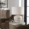 Prospect Striped Accent Lamp, by Uttermost, 1'5" width x 1'10" height x 1'5" depth thumbnail 2
