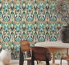 Malta Teal & Gold Wallpaper thumbnail 2