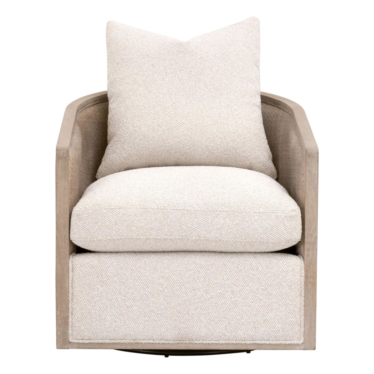 McGuire Swivel Club Chair, Accent Chair by Essentials for Living, 30" width x 35" height x 34.25" depth View 1