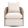 McGuire Swivel Club Chair, Accent Chair by Essentials for Living, 30" width x 35" height x 34.25" depth thumbnail 1