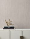Paloma Texture Mushroom Wallpaper, by York Wall, 33' length x 1'8.9" width x 0.02" depth thumbnail 2