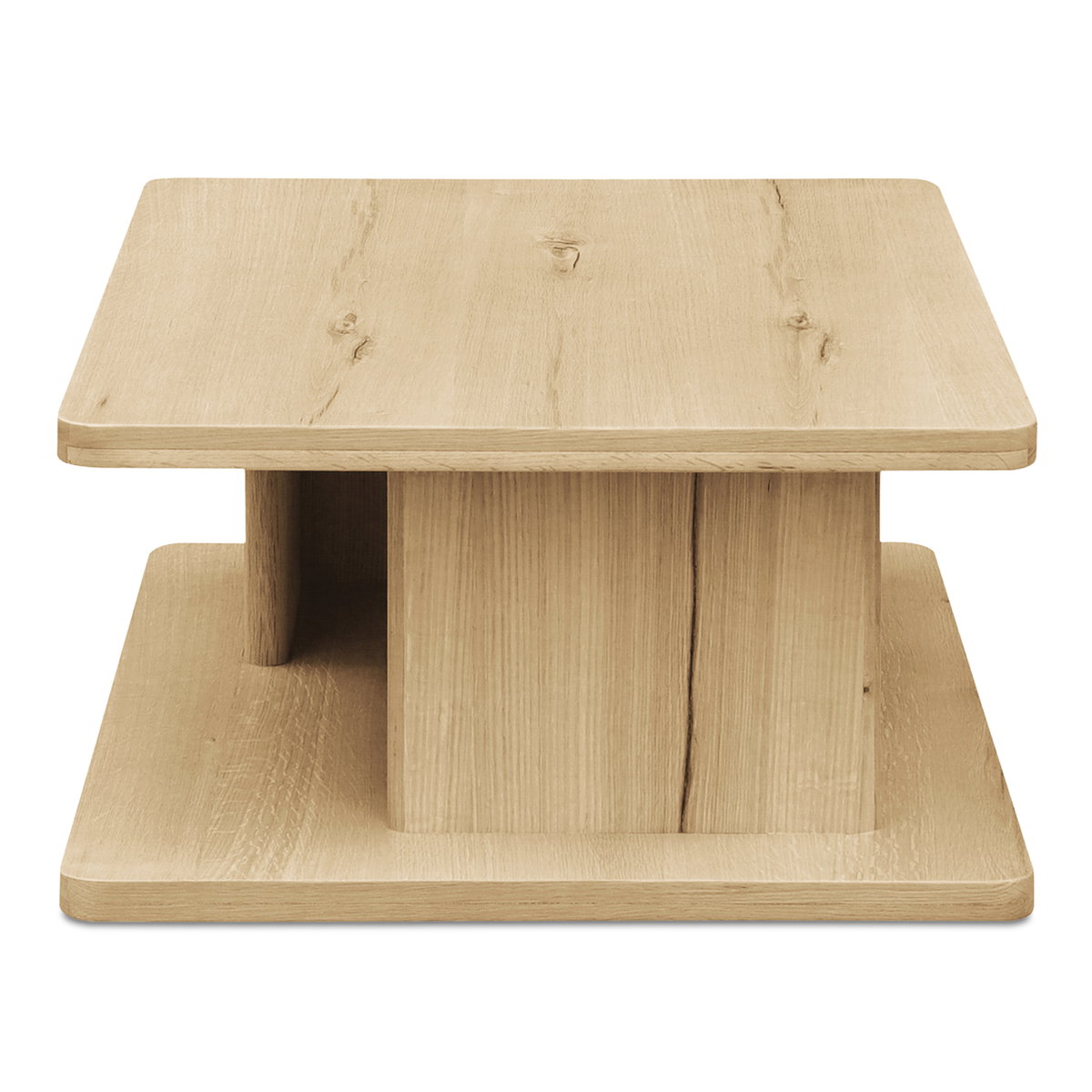 Casey Small Coffee Table Rustic Oak, by Moe's Home, 40" width x 16" height x 30" depth View 4