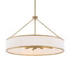 Algiers 8 Light Drum Pendant, Ceiling Light by Uttermost, 19" height x 30" diameter thumbnail 1