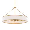 Algiers 8 Light Drum Pendant, by Uttermost, 19" height x 30" diameter thumbnail 1