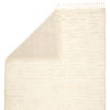 Akka Hand-Knotted Solid Cream Area Rug (8'x11') thumbnail 2