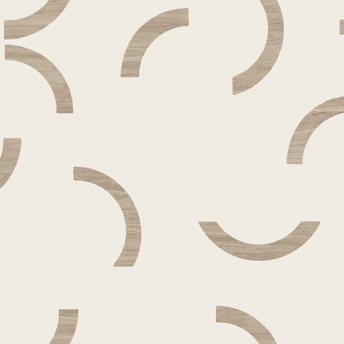 Lunula Taupe Wallpaper