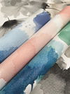 Watercolor Bouquet Charcoal Wallpaper thumbnail 3