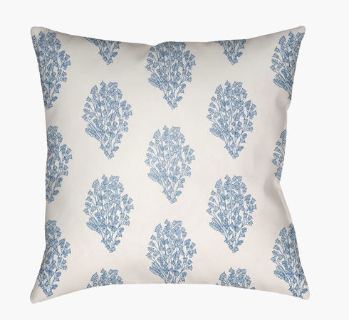Moody Floral Accent Pillow