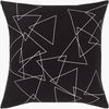 Graphic Punch Accent Pillow, Decorative Pillow by Surya, 18" length x 18" width thumbnail