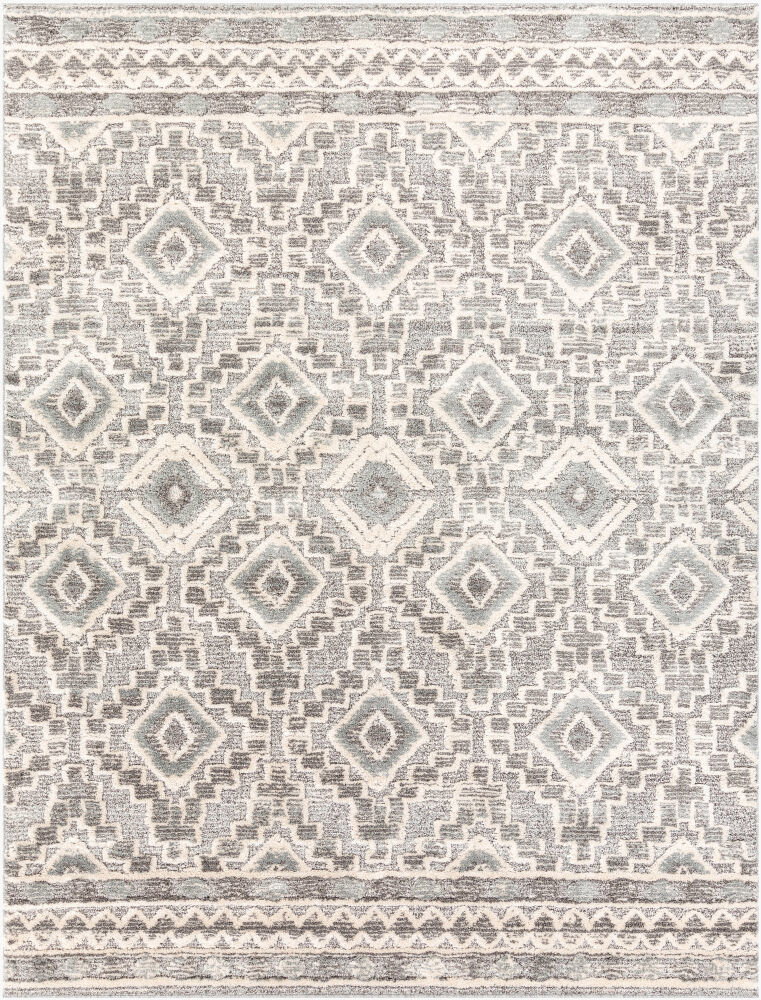 La Maison Machine Woven Rug, by Surya, 1'3.75" length x 1'3.75" width