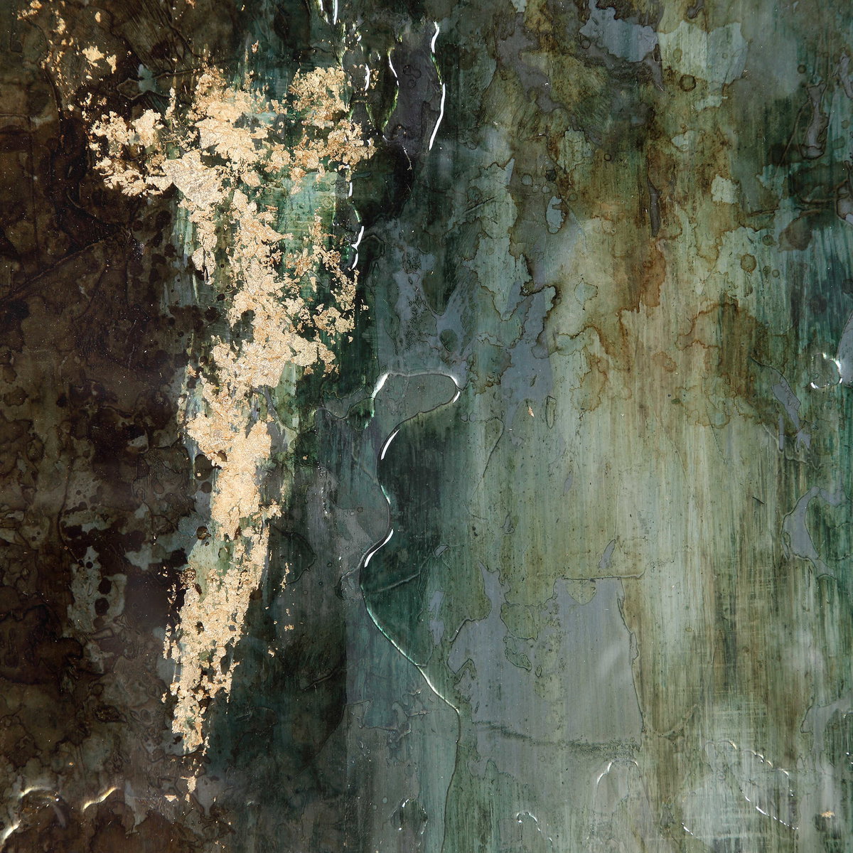 Rustic Patina Grande Abstract Art, by Uttermost, 39.5" width x 59.5" height x 2.2" depth View 6